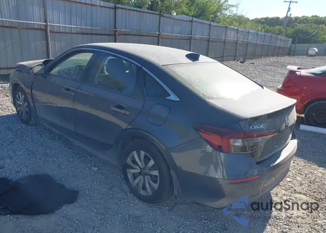 2025 Honda Civic Lx from USA, damaged, VIN 2HGFE2F29SH592627